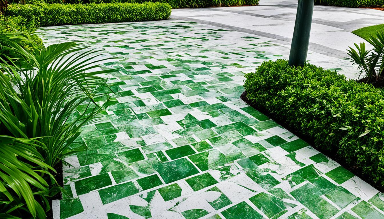 mold on marble tile driveway pavers miami fl