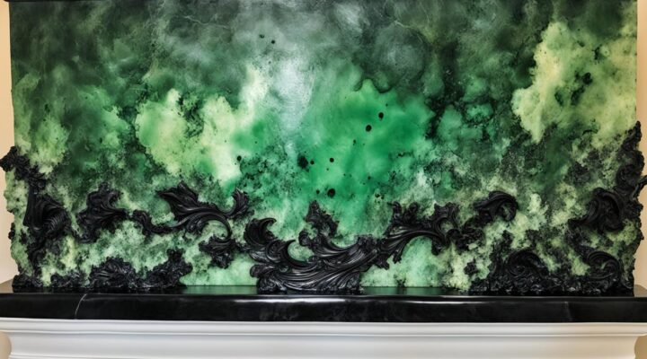 mold on onyx tile fireplace mantel miami fl