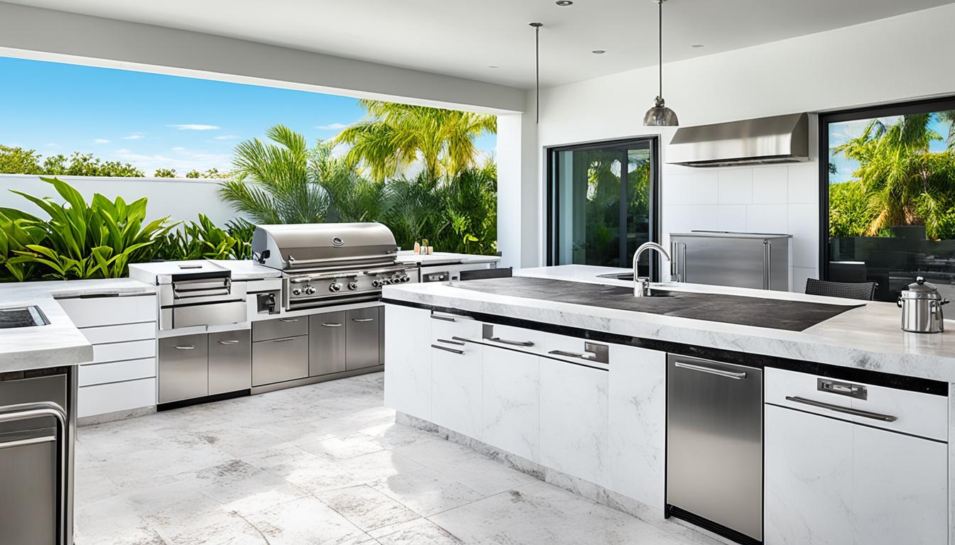 mold on porcelain tile outdoor kitchen miami fl