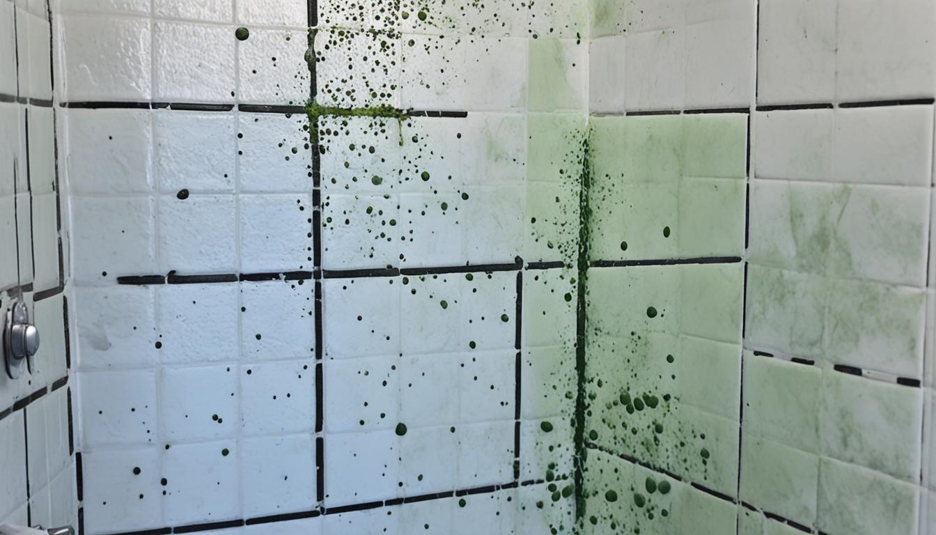 mold on porcelain tile shower miami