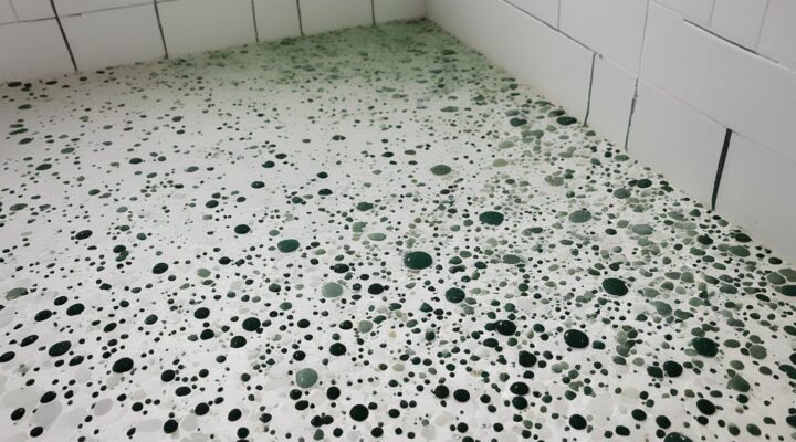 mold on terrazzo shower floor miami fl