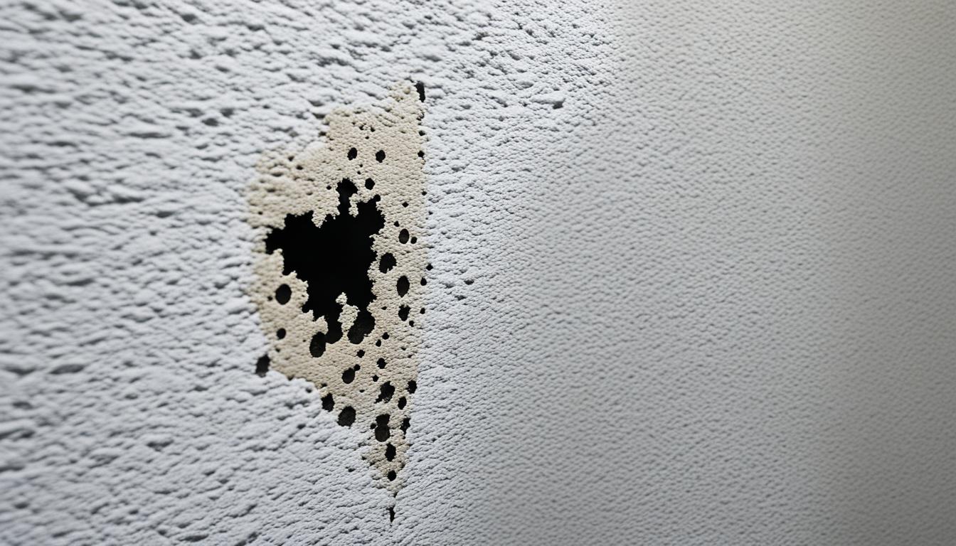 mold on walls in bedroom