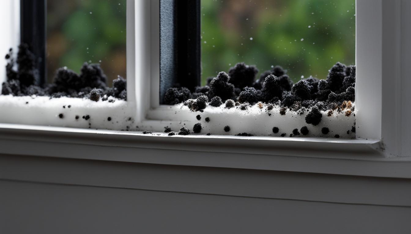 mold on window sill