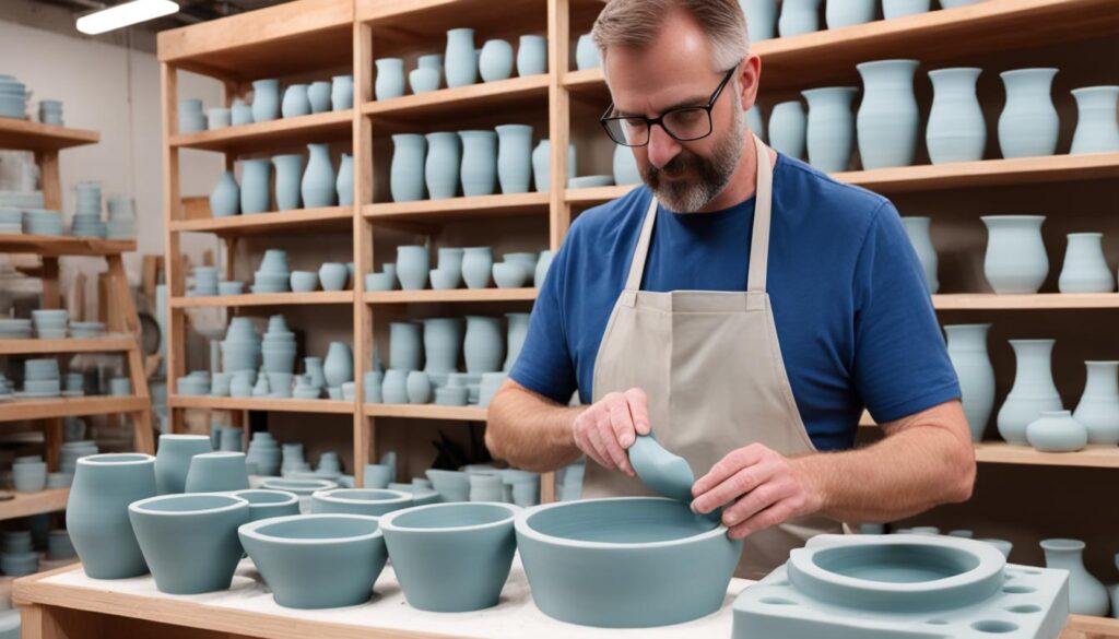 mold pottery methods