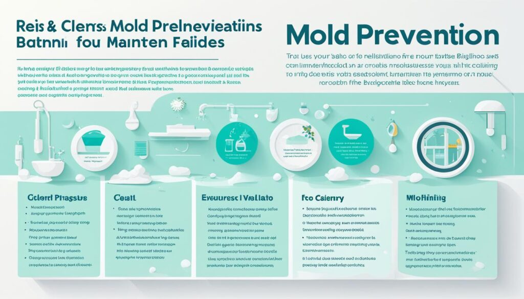 mold prevention in bathrooms infographic