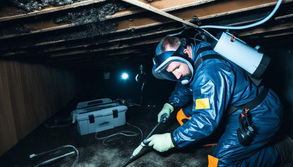 mold remediation in crawl spaces