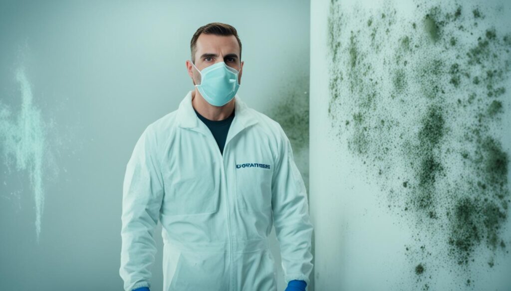 mold remediation specialist Matthew Rivera