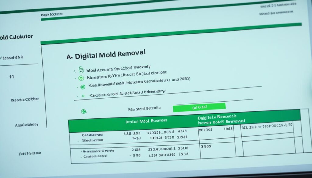 mold removal cost calculator