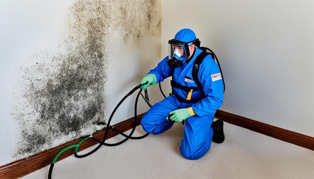 mold removal experts in action