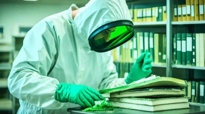 mold removal from books and paper miami