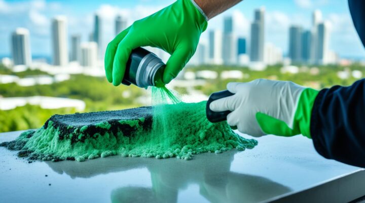mold removal from cement tile countertops miami