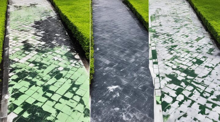 mold removal from cement tile driveways miami