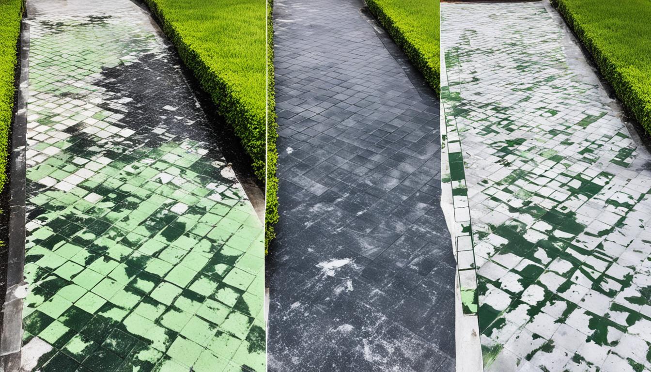 mold removal from cement tile driveways miami