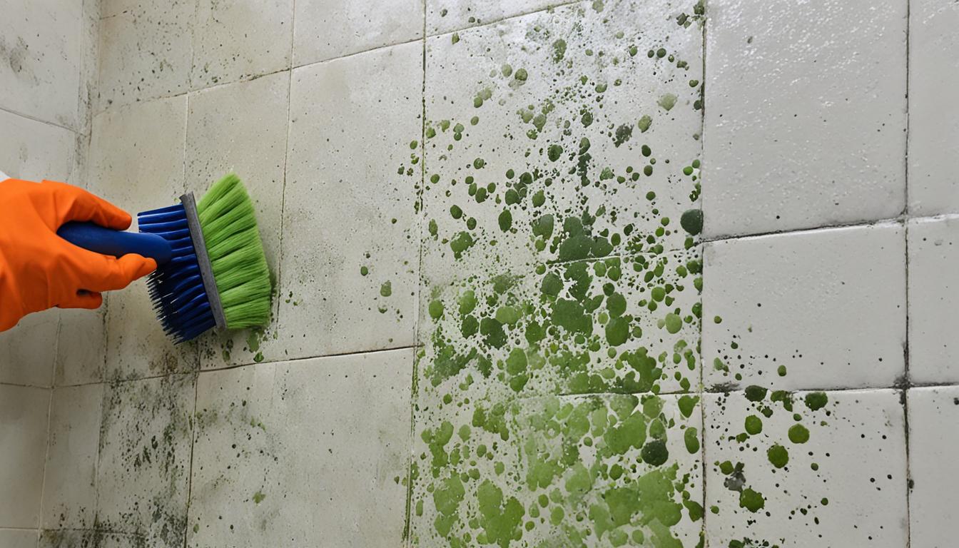 mold removal from cement tile showers miami