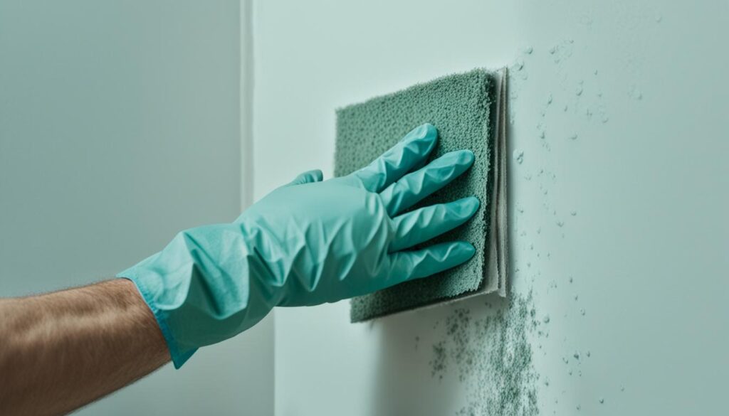 mold removal from drywall