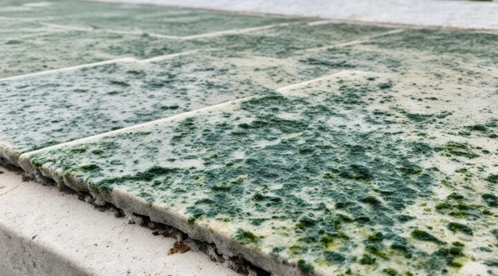 mold removal from flagstone tile backsplash miami