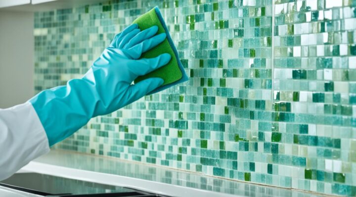 mold removal from glass tile backsplash miami