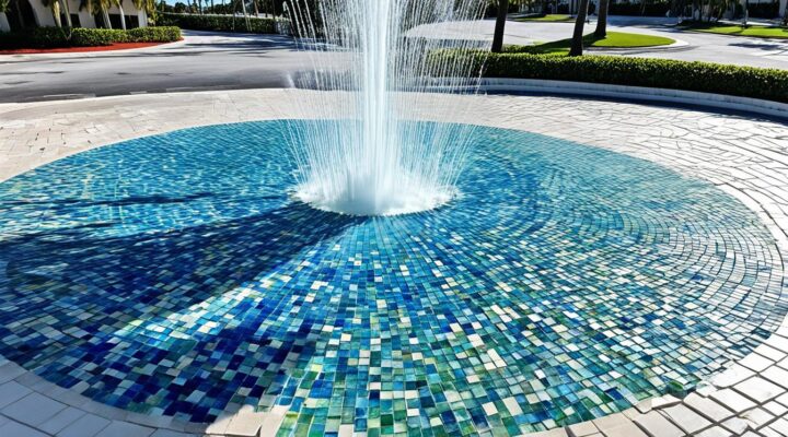 mold removal from glass tile fountains miami