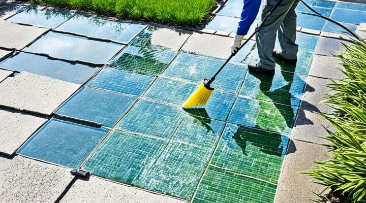 mold removal from glass tile patios miami