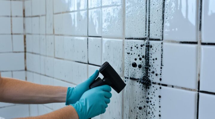 mold removal from glass tile showers miami