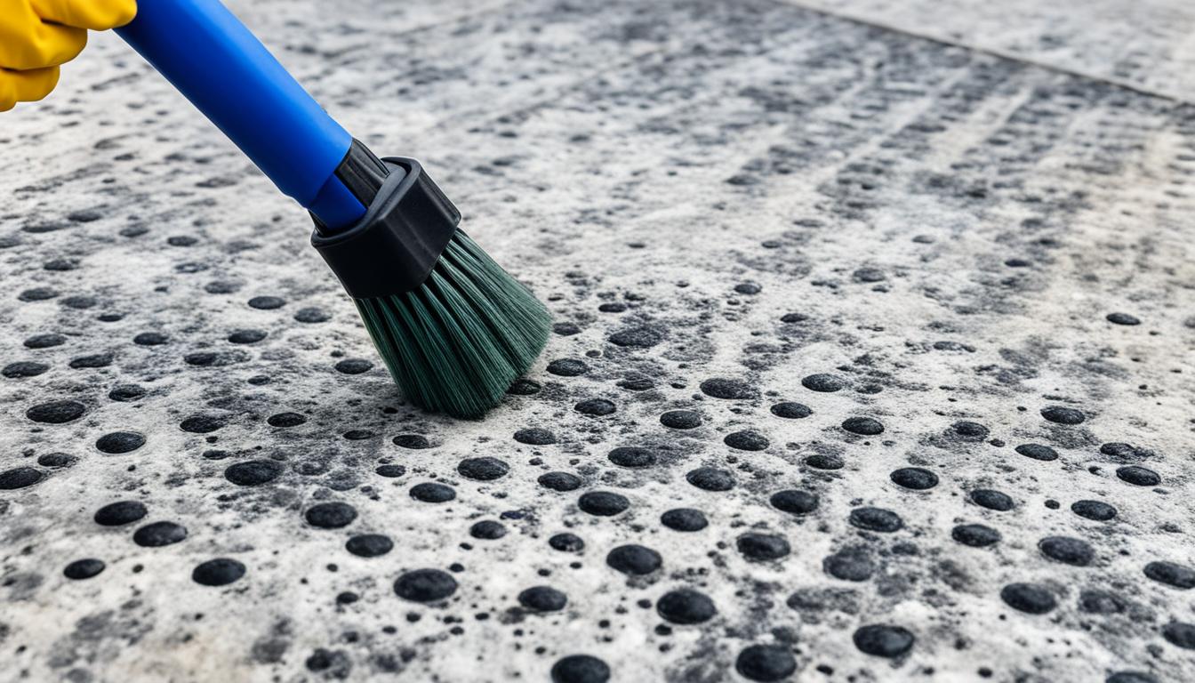 mold removal from granite pavers miami