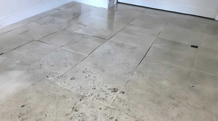 mold removal from limestone tile flooring miami