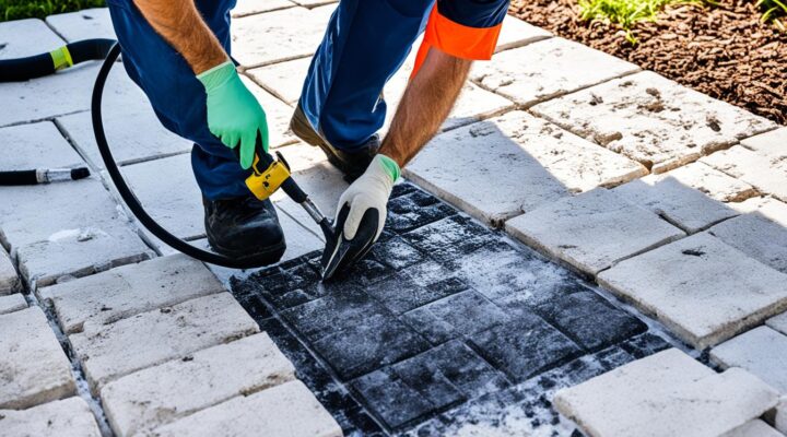 mold removal from limestone tile pavers miami