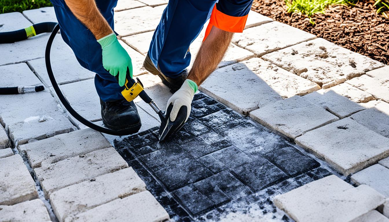 mold removal from limestone tile pavers miami