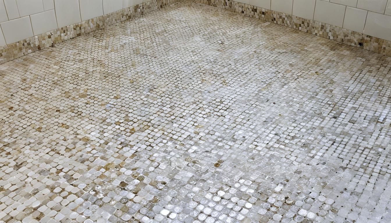 mold removal from limestone tile showers miami