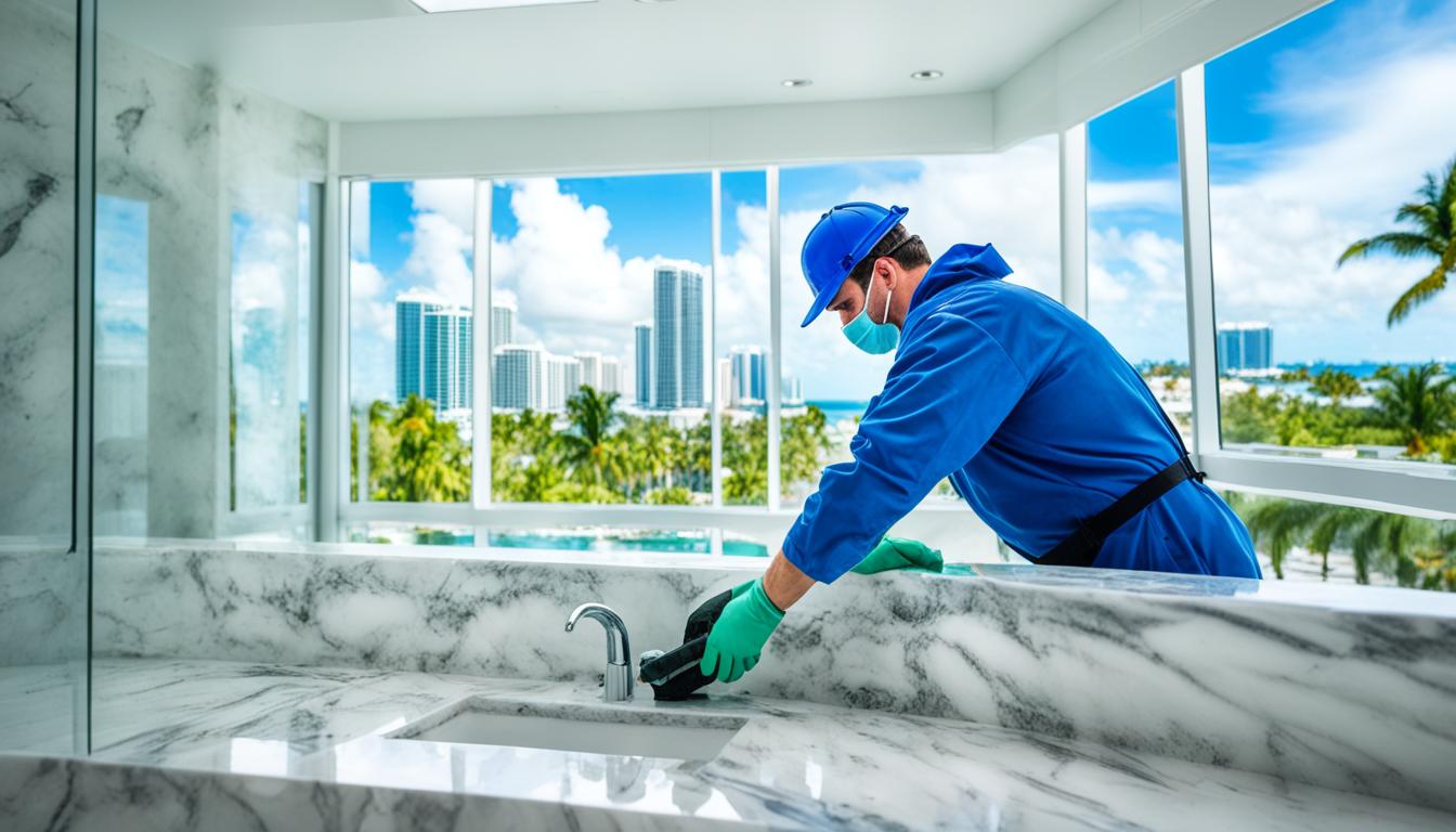 mold removal from marble miami