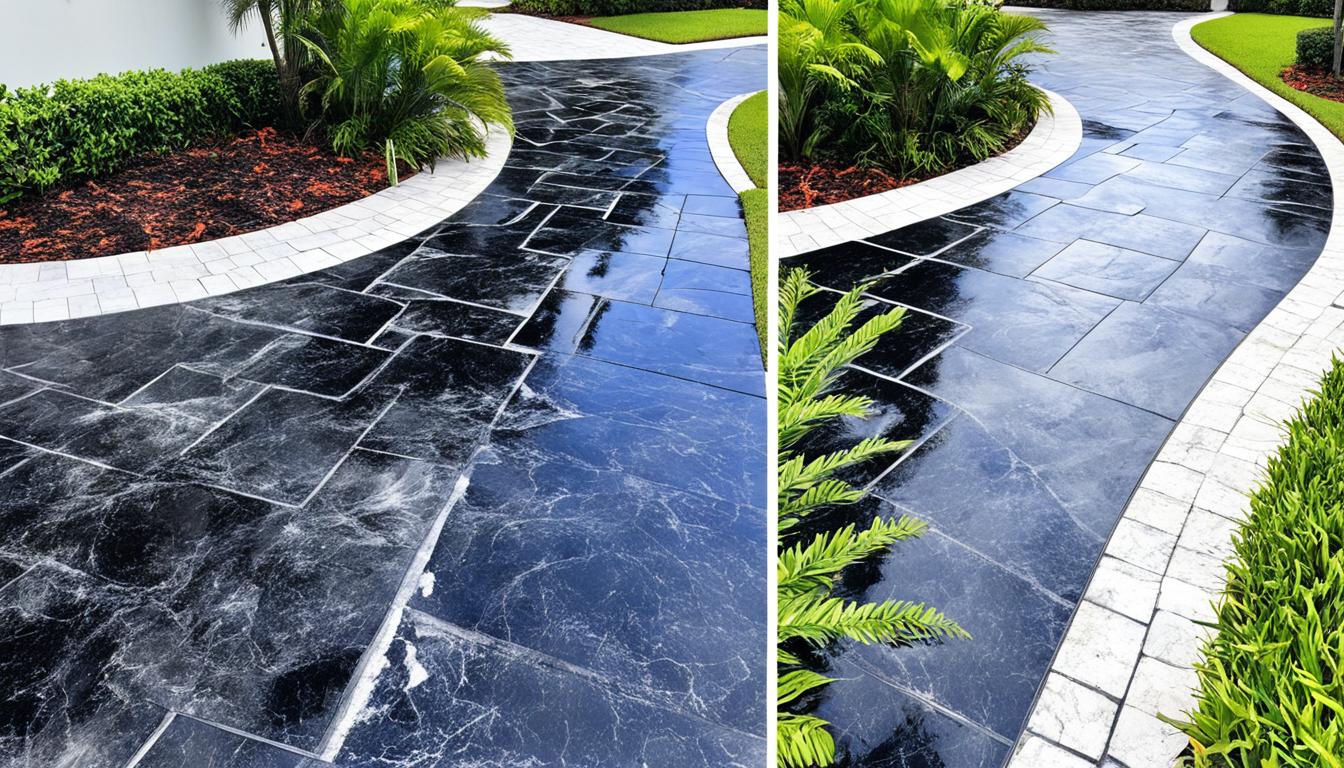 mold removal from marble pavers miami