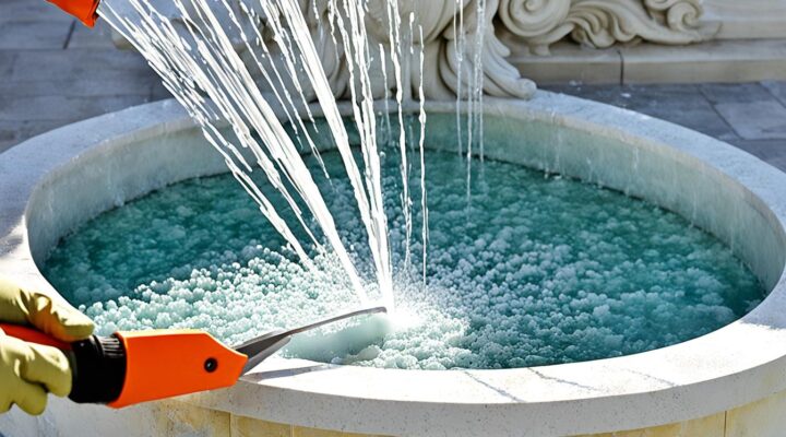 mold removal from marble tile fountains miami