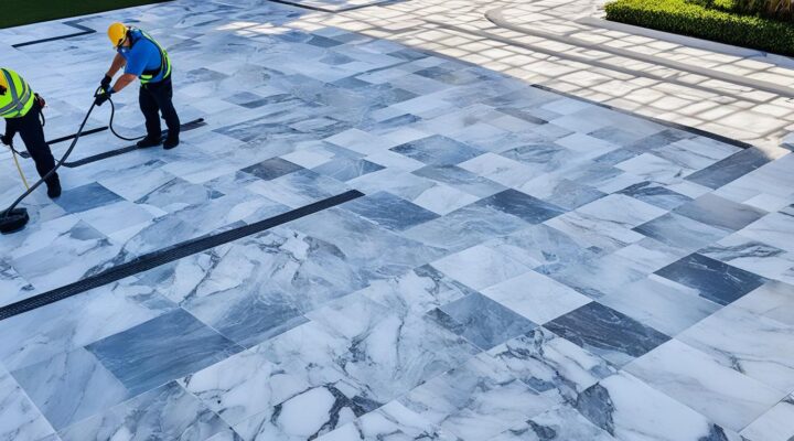 mold removal from marble tile patios miami