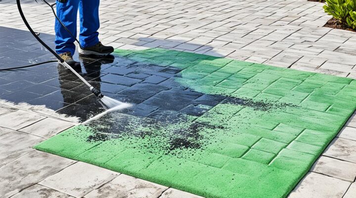 mold removal from porcelain pavers miami
