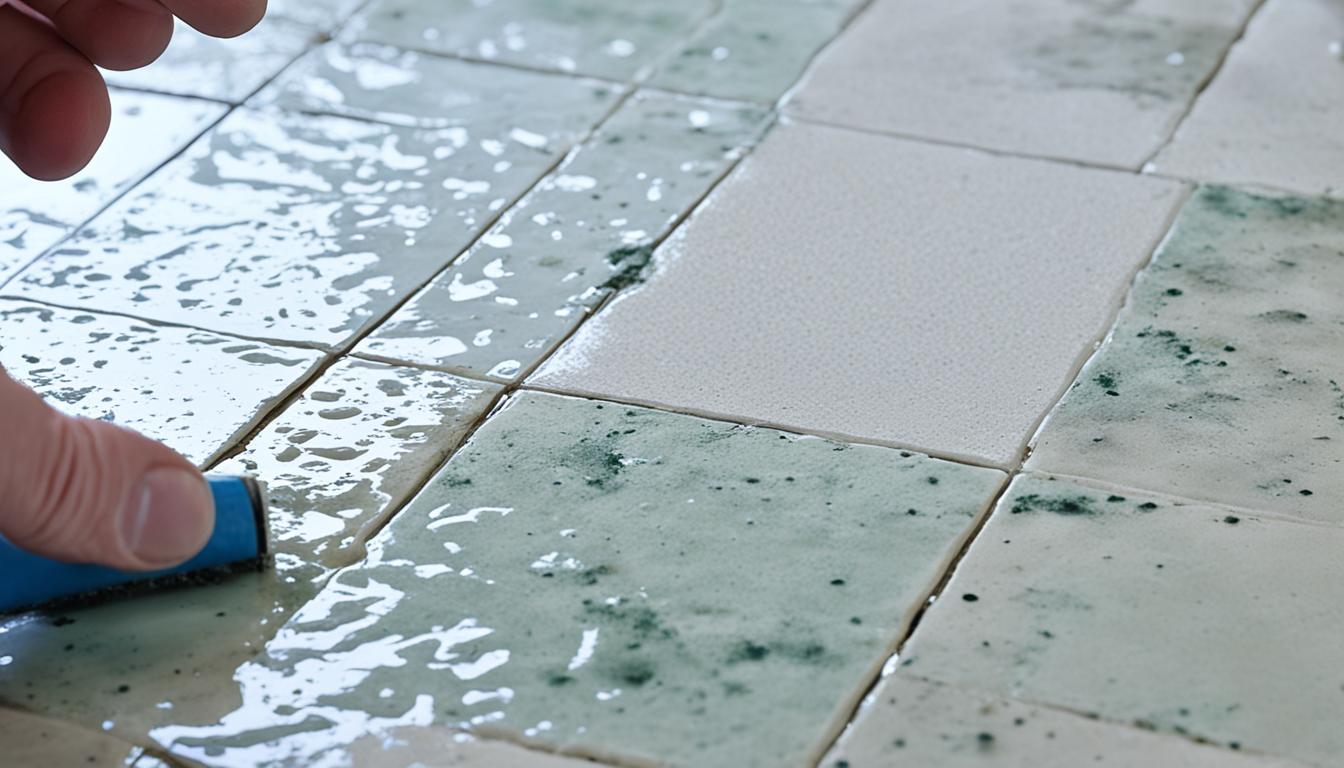 mold removal from porcelain tiles miami