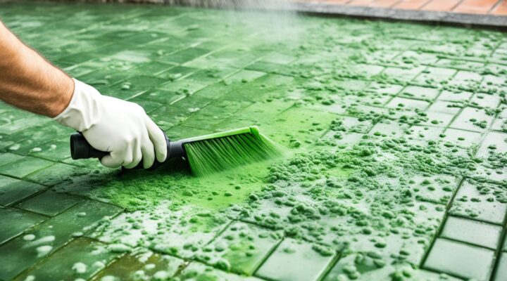 mold removal from quarry tile patios miami