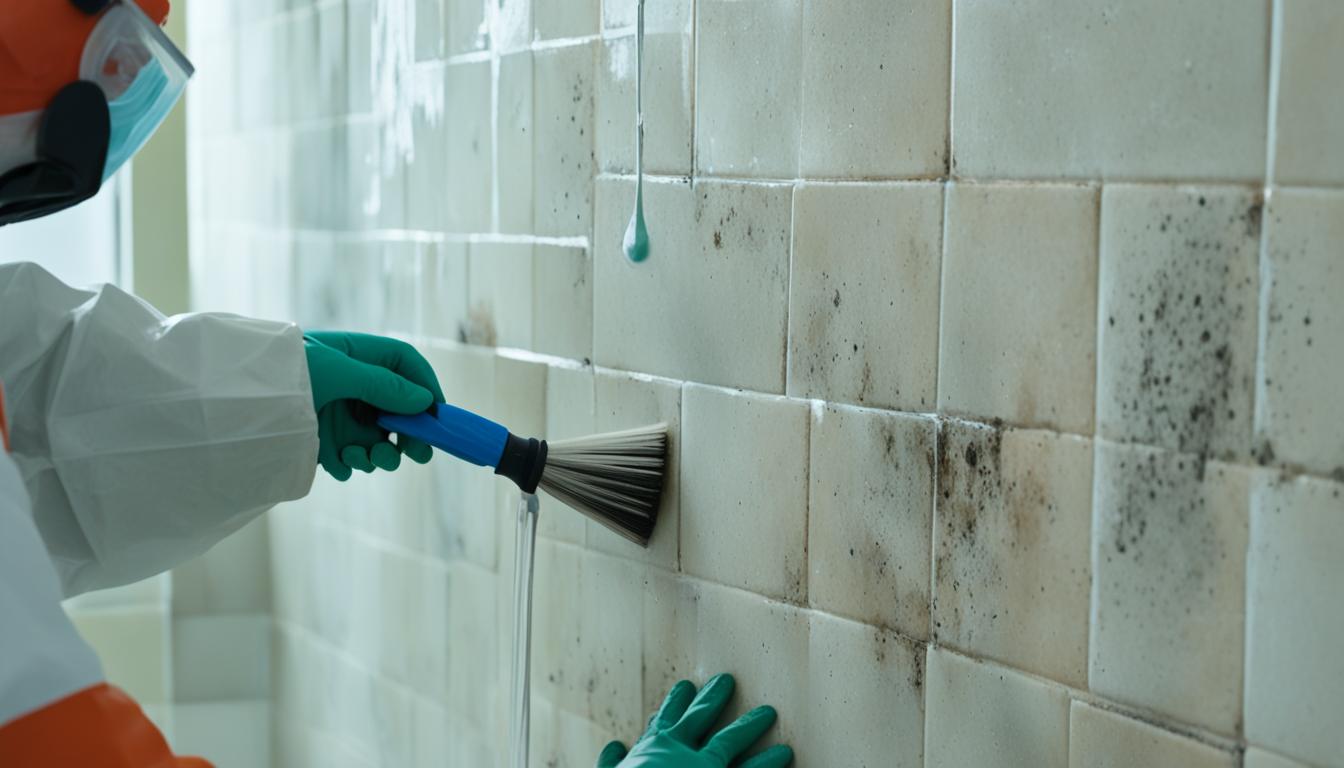 mold removal from quarry tile showers miami