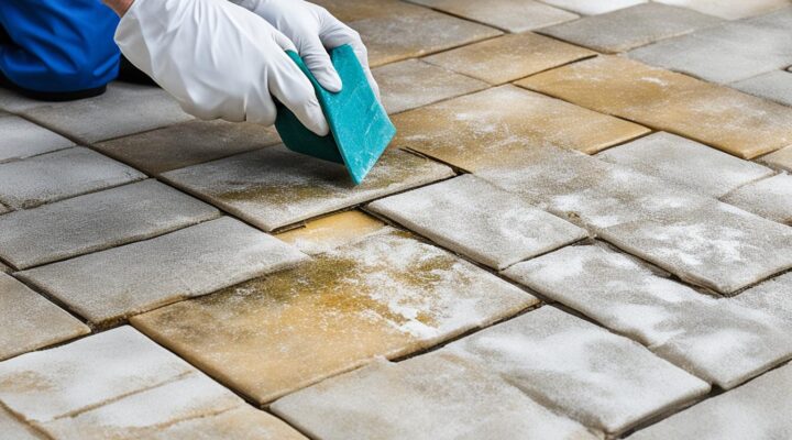 mold removal from sandstone tile patios miami