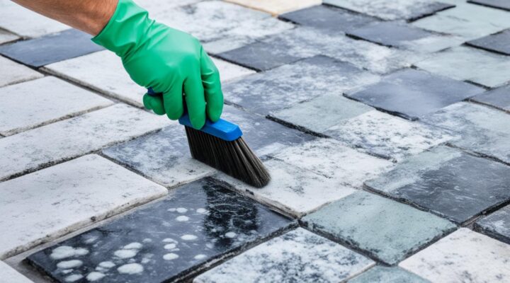 mold removal from soapstone tile pavers miami