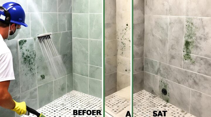 mold removal from soapstone tile showers miami