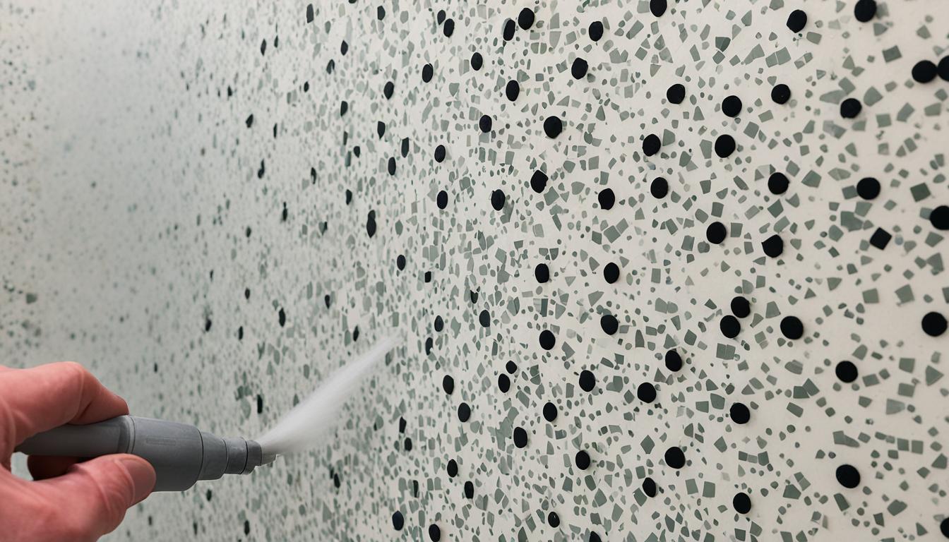 mold removal from terrazzo tile showers miami