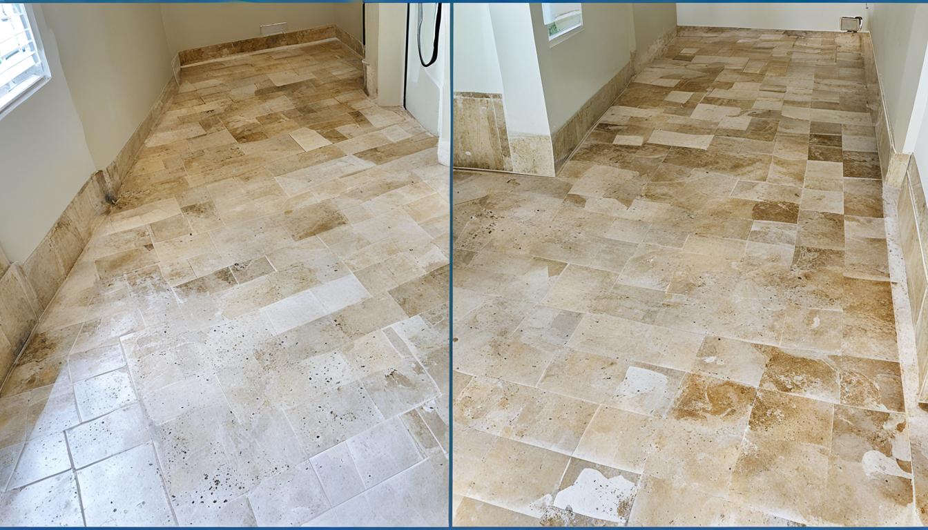 mold removal from travertine tile showers miami