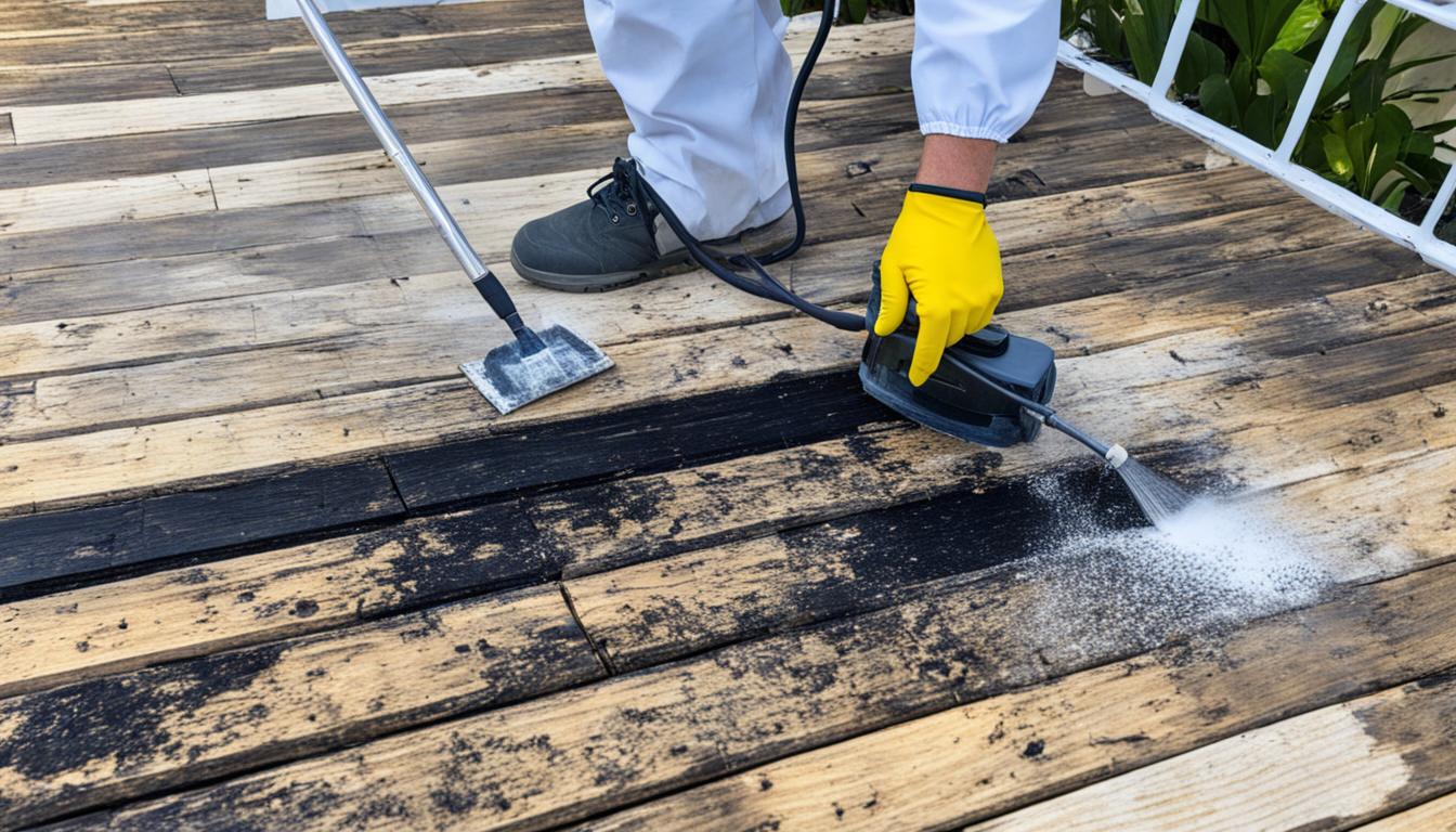 mold removal from wood deck miami