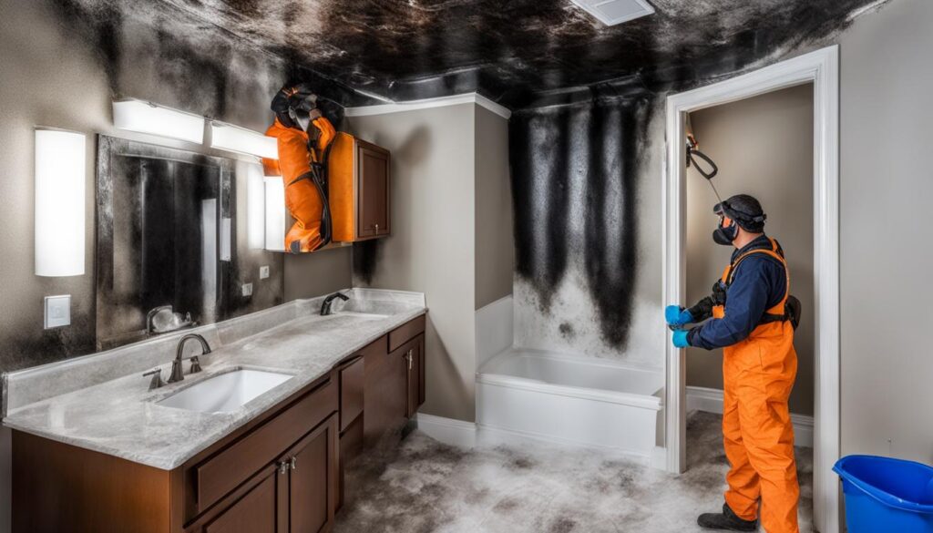 mold removal services in bathroom