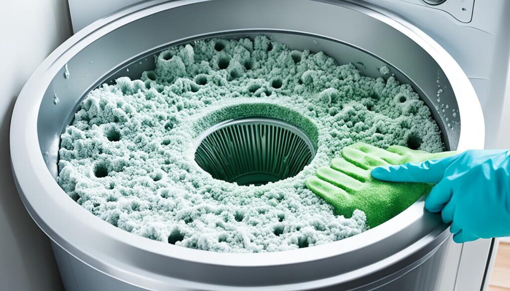 mold removal washing machine