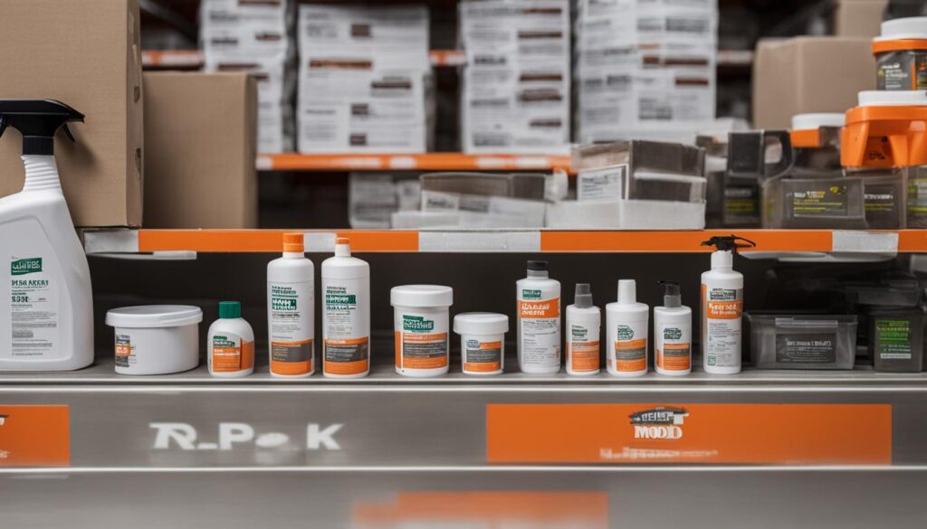 mold test kits at Home Depot