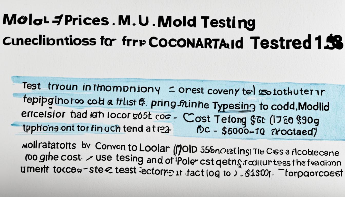 mold testing prices