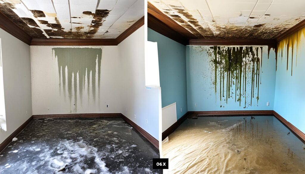 mold water cleanup and restoration