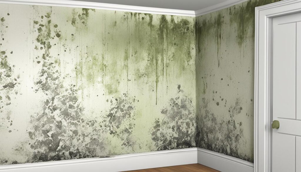 my apartment grew mold on several walls