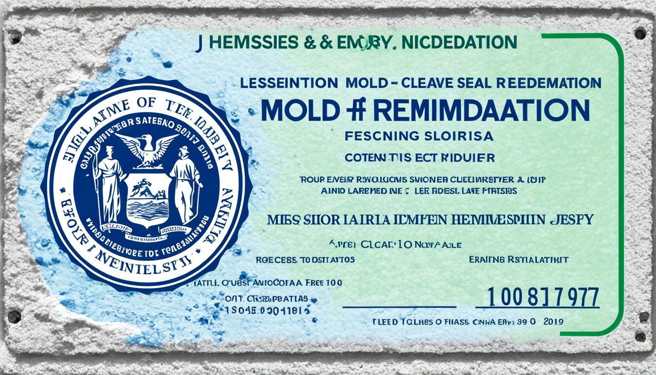 new jersey mold remediation license